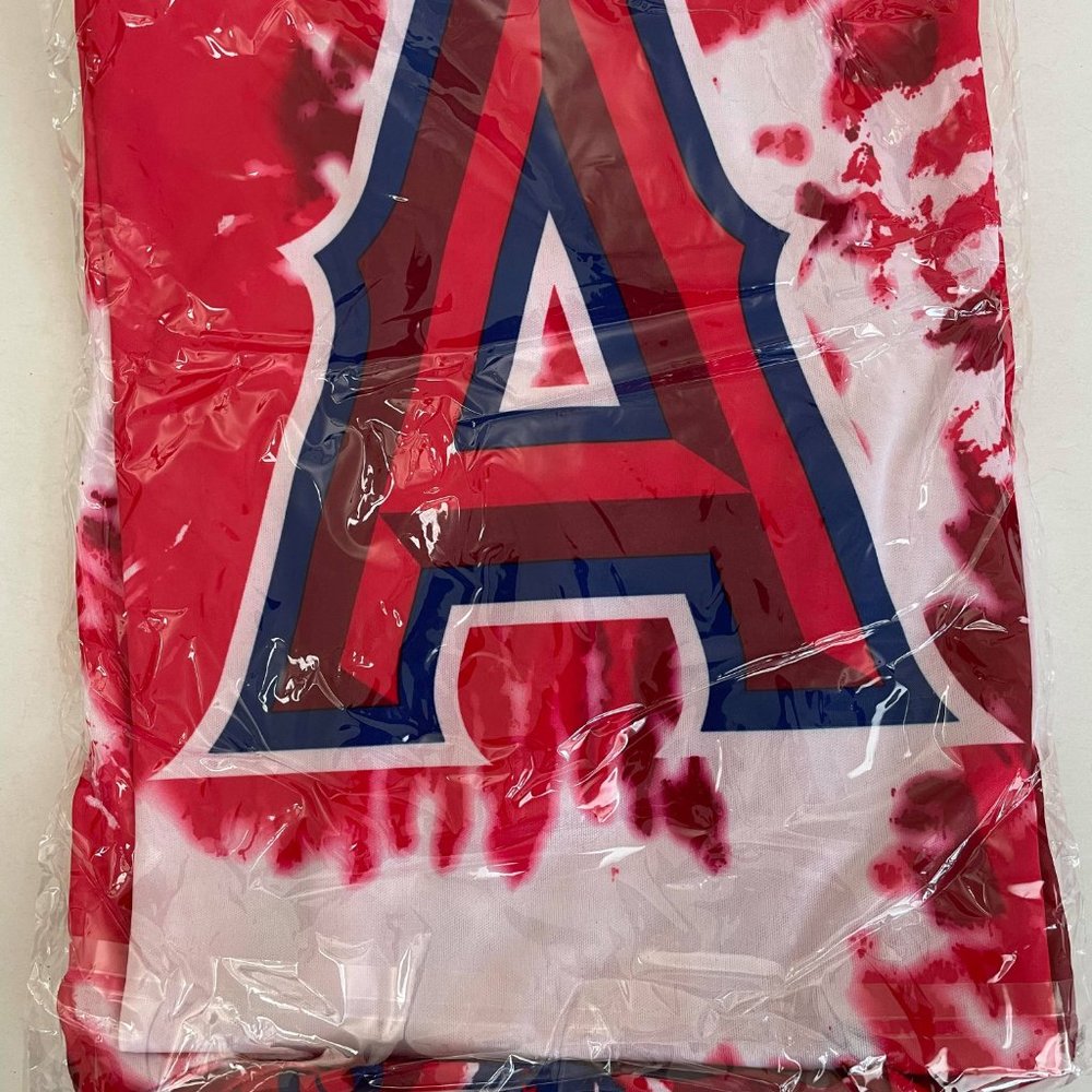 NWT- Angels Baseball Tie Dye Shirt  Sz XL -Rare - Picture 4 of 5
